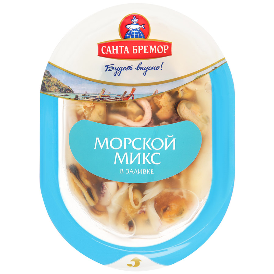 фото Коктейль из морепродуктов санта бремор классик в масле 180 г