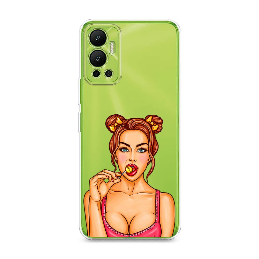 

Чехол Awog на Infinix Hot 12 "Вкусный леденец", Разноцветный