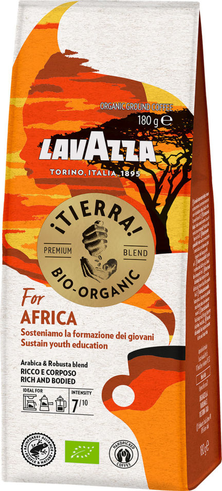 

Кофе молотый Lavazza Tierra Bio for Africa 180г
