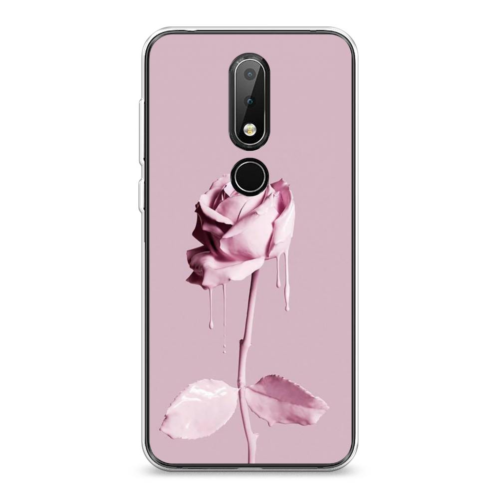 

Чехол Awog на Nokia 6.1 Plus / Нокиа 6.1 Plus "Роза в краске", Белый;розовый, 121850-8