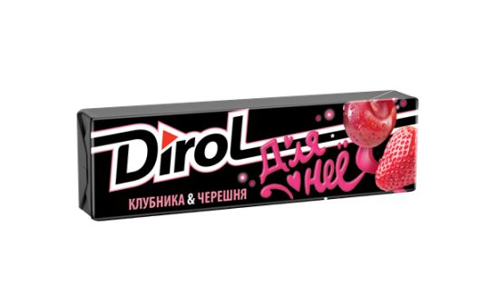 Жевательная резинка Dirol Для нее Клубника и Черешня 408 г 46₽