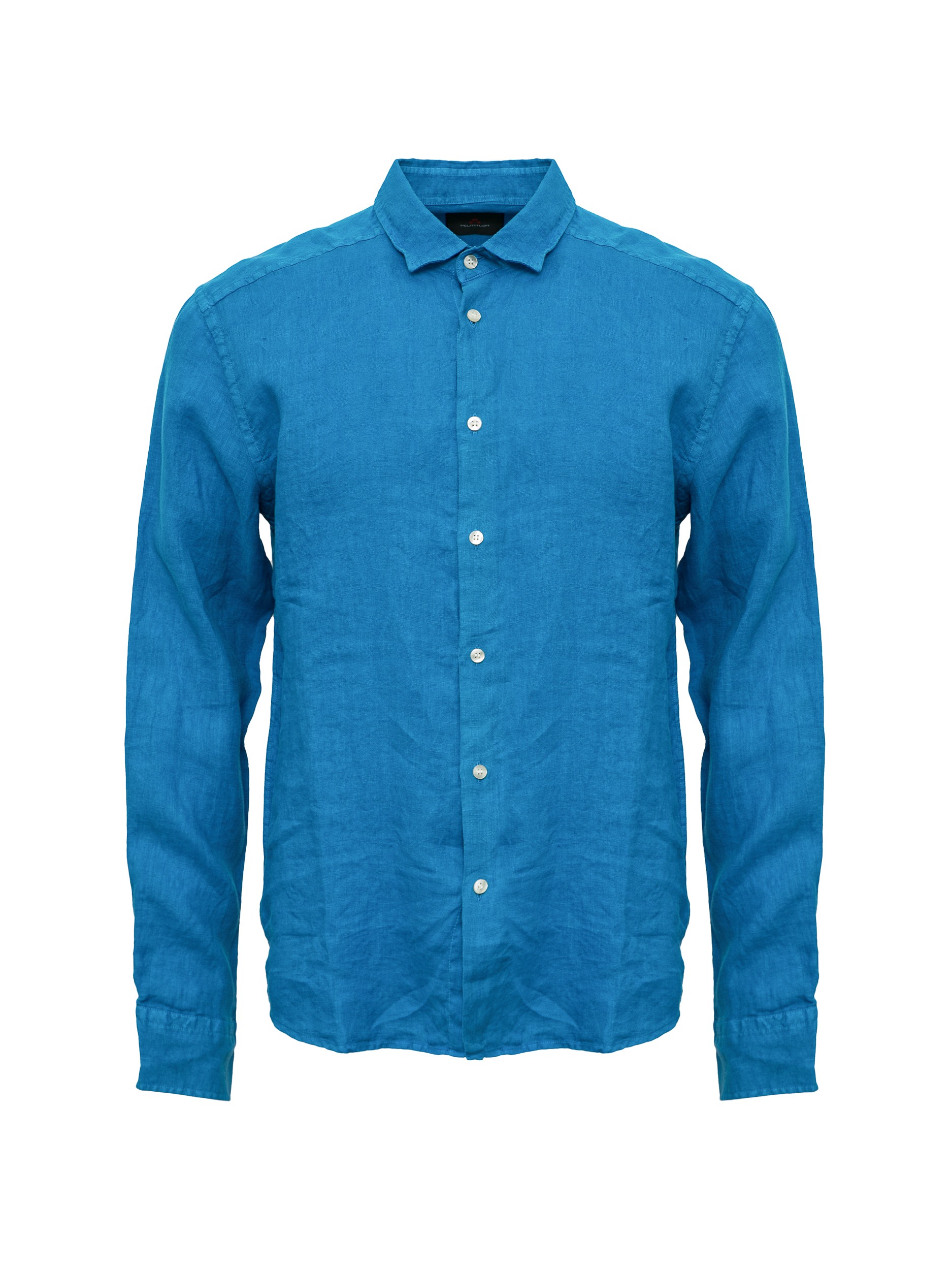 

Рубашка мужская PEUTEREY PEU428699010143 синяя 52 RU, Синий, PEU428699010143