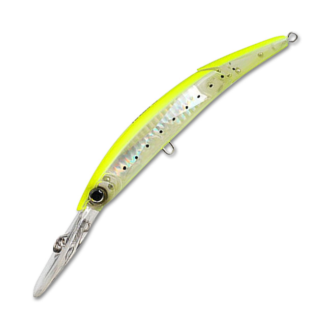 

Воблер F1155 GHCS Yo Zuri CRYSTAL 3D MINNOW DEEP DIVER JOINTED 130F, Желтый;серебристый