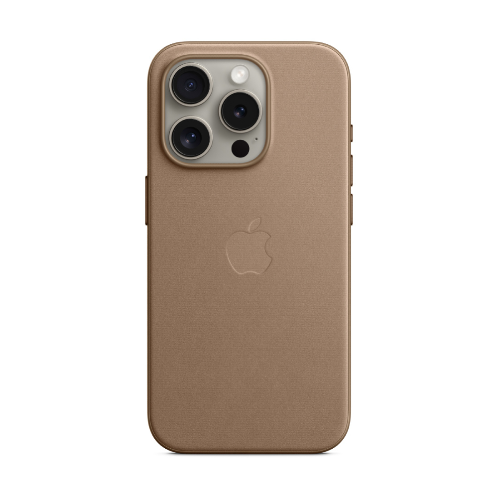 

Чехол Apple для iPhone 15 Pro, FineWoven, MagSafe, Taupe, 1 шт., Коричневый