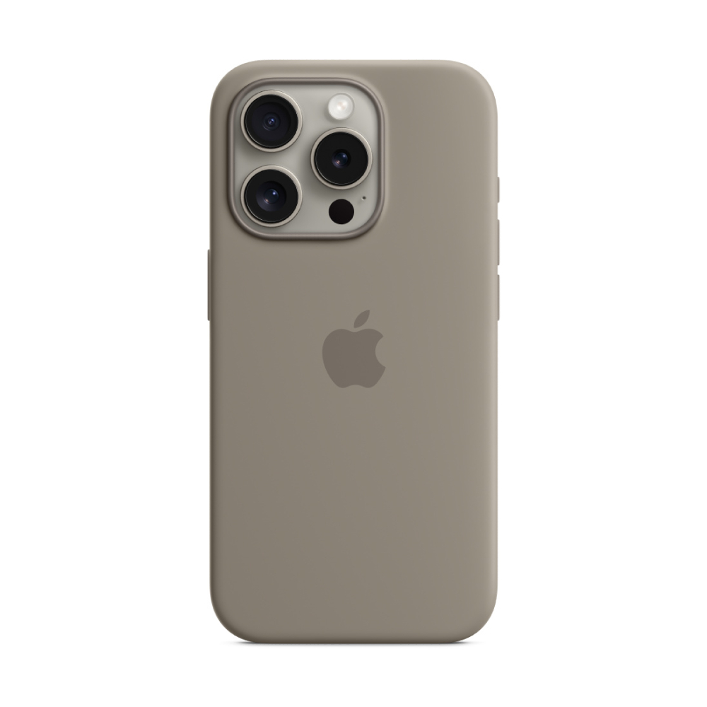Чехол Apple для iPhone 15 Pro, Silicone, MagSafe, Clay, 1 шт.