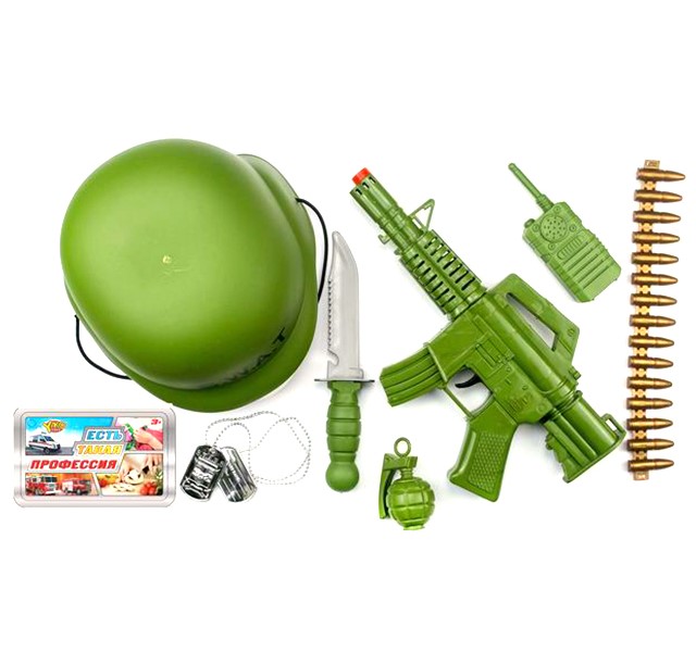 

Игровой набор YACCO Военный, 7 предметов M0763