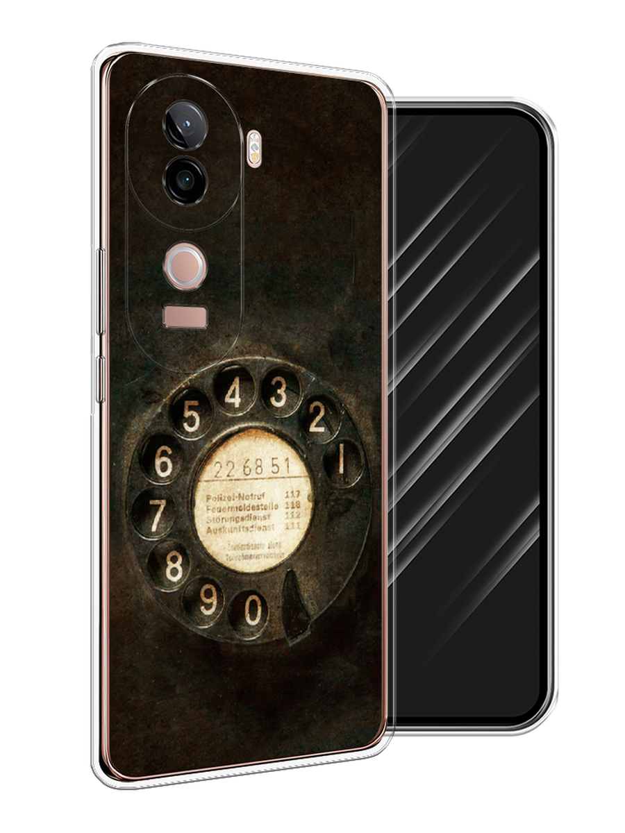 

Чехол Awog на Vivo V40e "Старинный телефон", Коричневый;бежевый;черный, 2611950-1