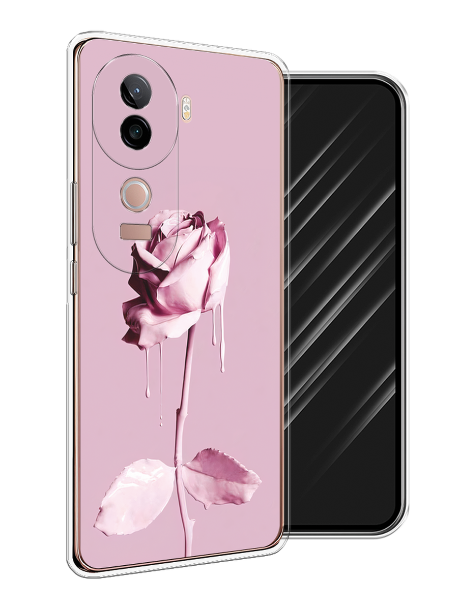 

Чехол Awog на Vivo V40e "Роза в краске", Белый;розовый, 2611950-1