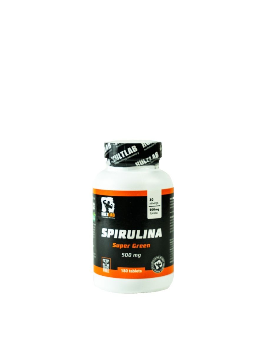 Спирулина KULTLAB Spirulina 500 мг/180 таб