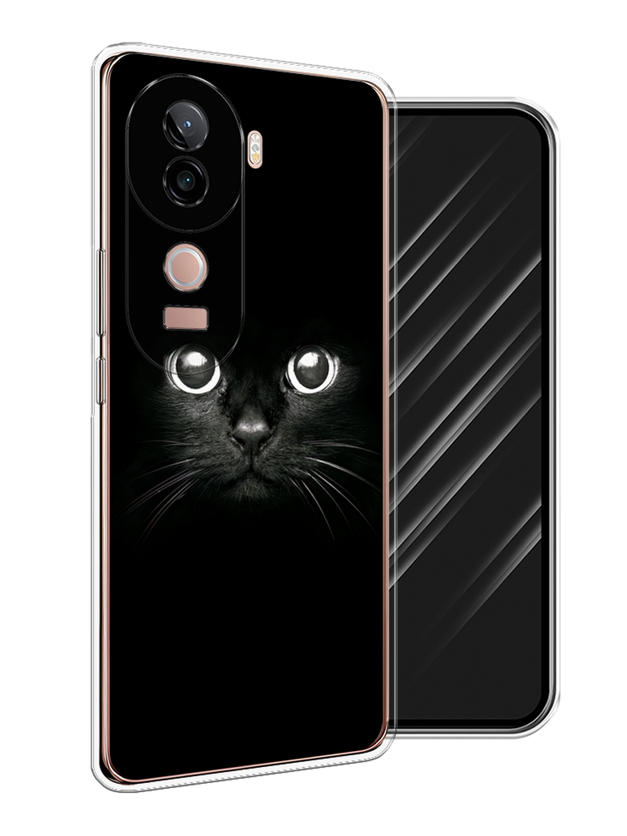 

Чехол Awog на Vivo V40e "Взгляд черной кошки", Черный;белый;серый, 2611950-1