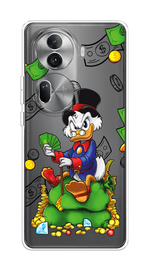 

Чехол на Oppo Reno 11 Pro (Global) "Scrooge Richness", Черный;синий;зеленый, 2515950-1