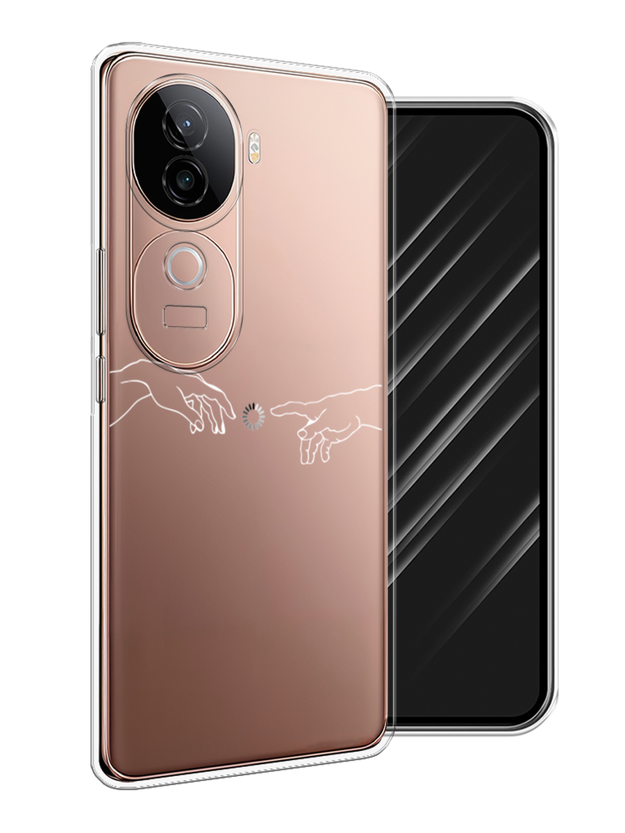 

Чехол Awog на Vivo V40e "Загрузка творения", Белый;серый;прозрачный, 2611950-1