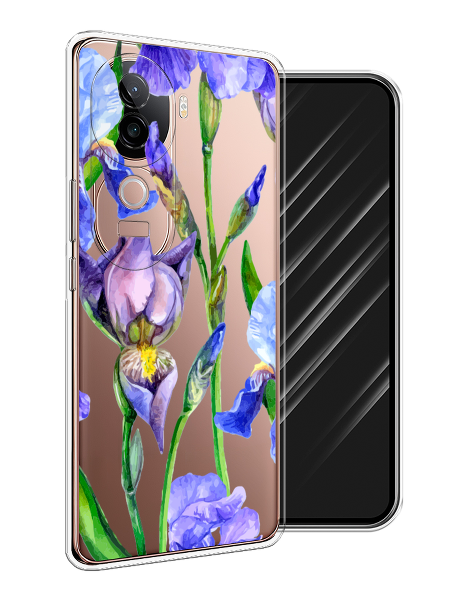 

Чехол Awog на Vivo V40e "Синие ирисы", Фиолетовый;голубой;зеленый, 2611950-1