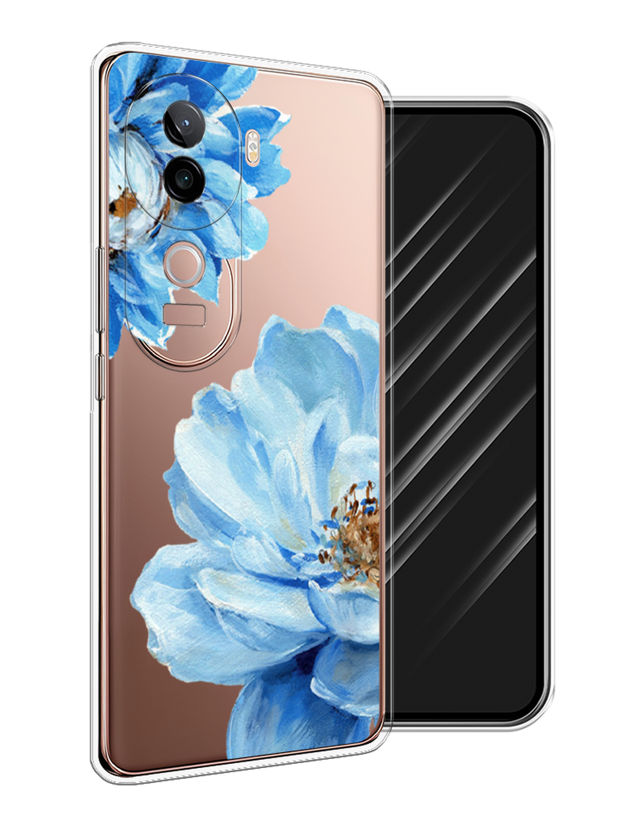 

Чехол Awog на Vivo V40e "Голубые клематисы", Голубой, 2611950-1