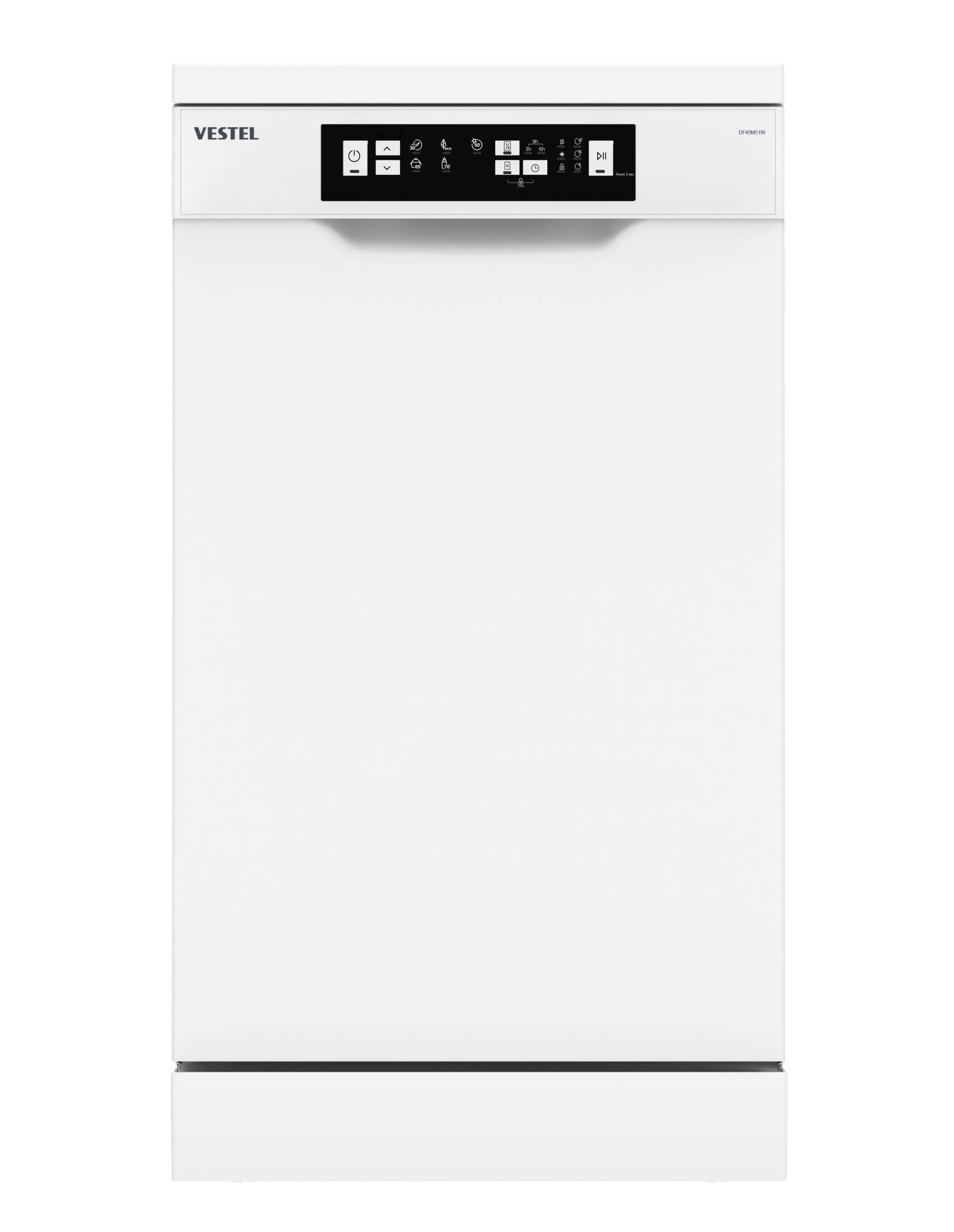 Посудомоечная машина Vestel DF45M51W белый рамка вкладыш военная техника 13 деталей