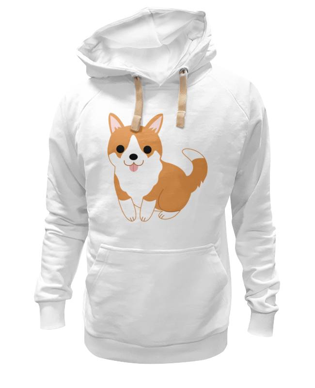 

Худи унисекс Printio Корги белое XS, Белый, Корги