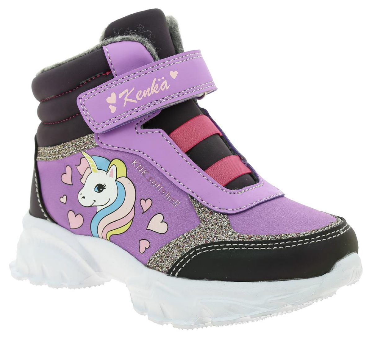 Ботинки Kenka для девочек, размер 28, KQJ_52061-2_violet