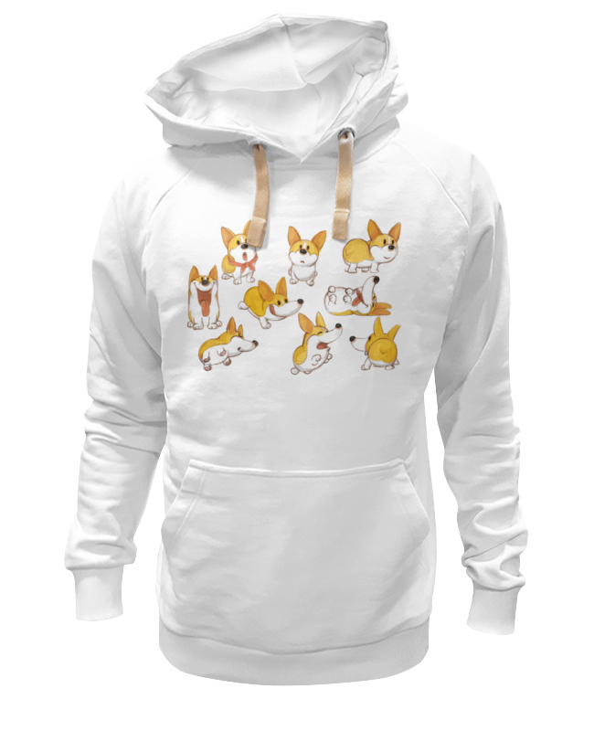 

Худи унисекс Printio Корги собака белое XS, Белый, Корги собака