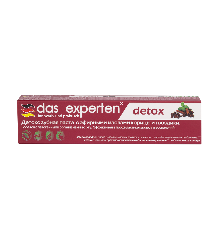 Зубная паста Das Experten Detox Противовоспалительная 70ml