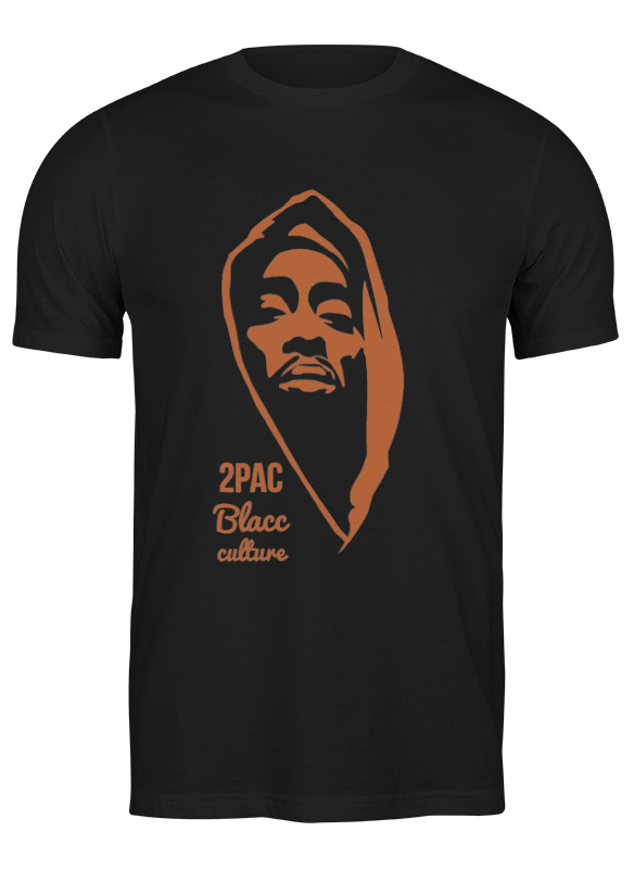 

Футболка мужская Printio 2pac черная L, Черный, 2pac
