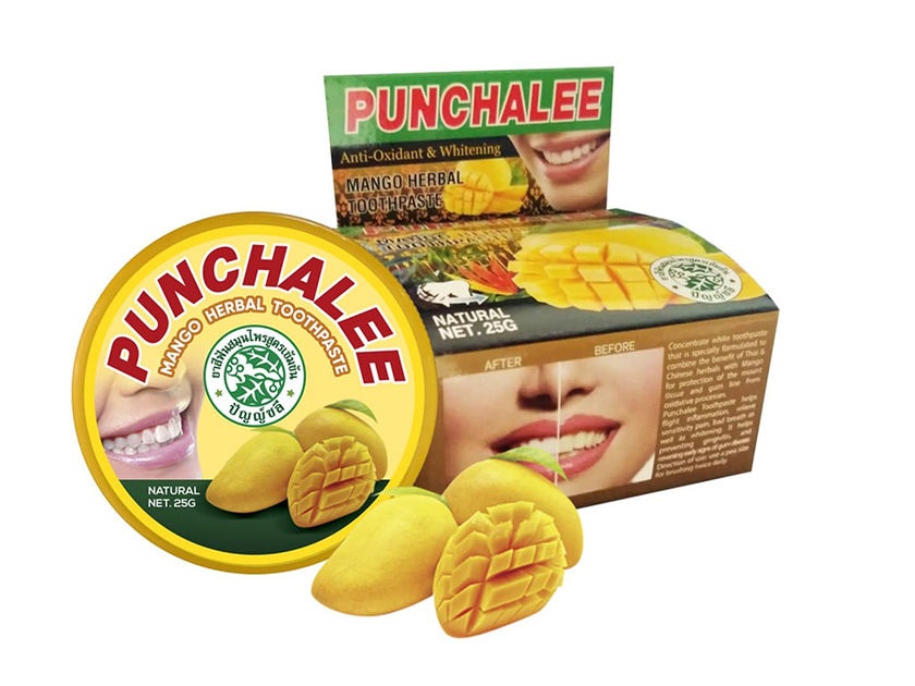 фото Зубная паста punchalee mango herbal toothpaste 25g 7605