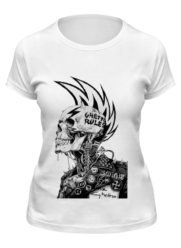 

Футболка женская Printio Punks not dead белая L, Белый, Punks not dead
