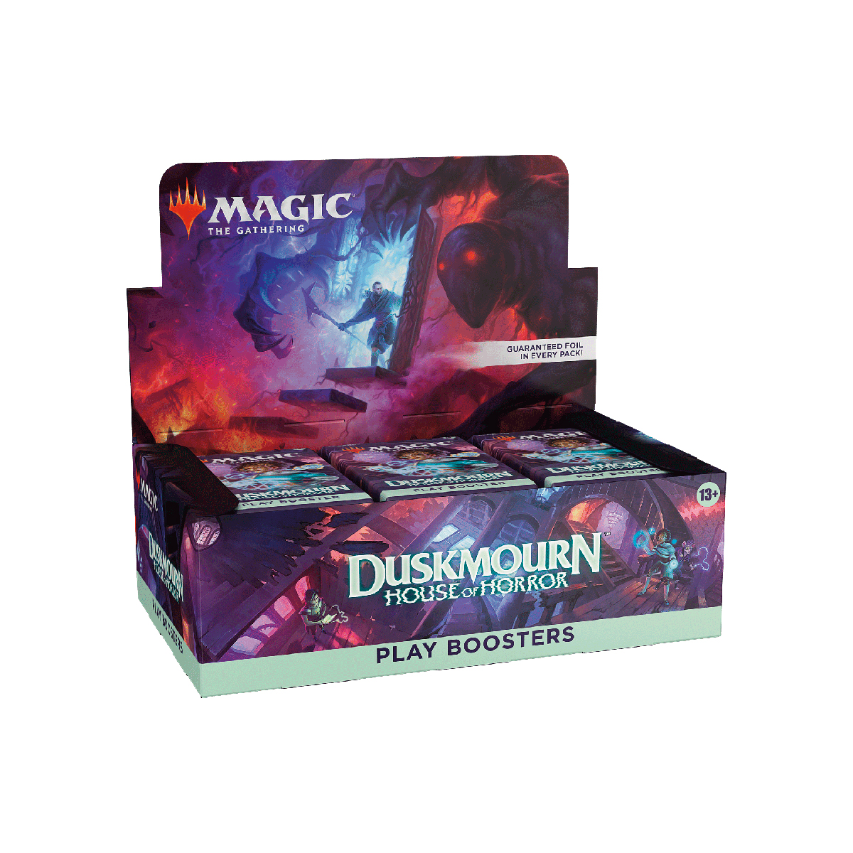 Дополнение для игры Magic The Gathering Дисплей play-бустеров MTG издания Duskmourn англ