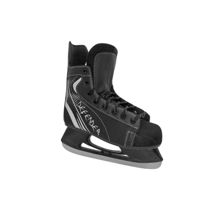 фото Коньки хоккейные defender black, 39 nobrand