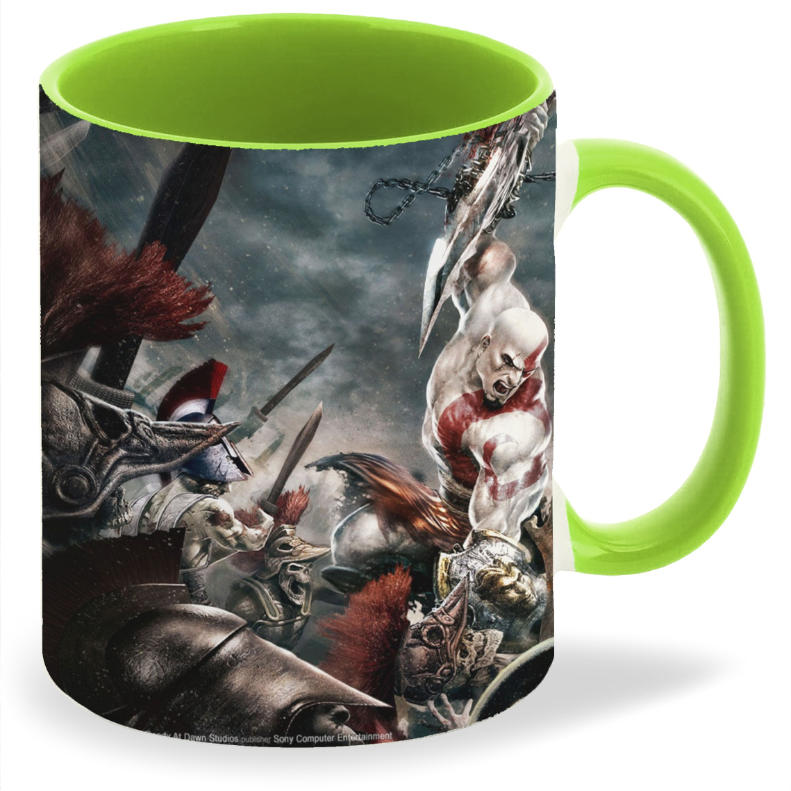 фото Кружка coolpodarok god of war 2 наносит удар сверху