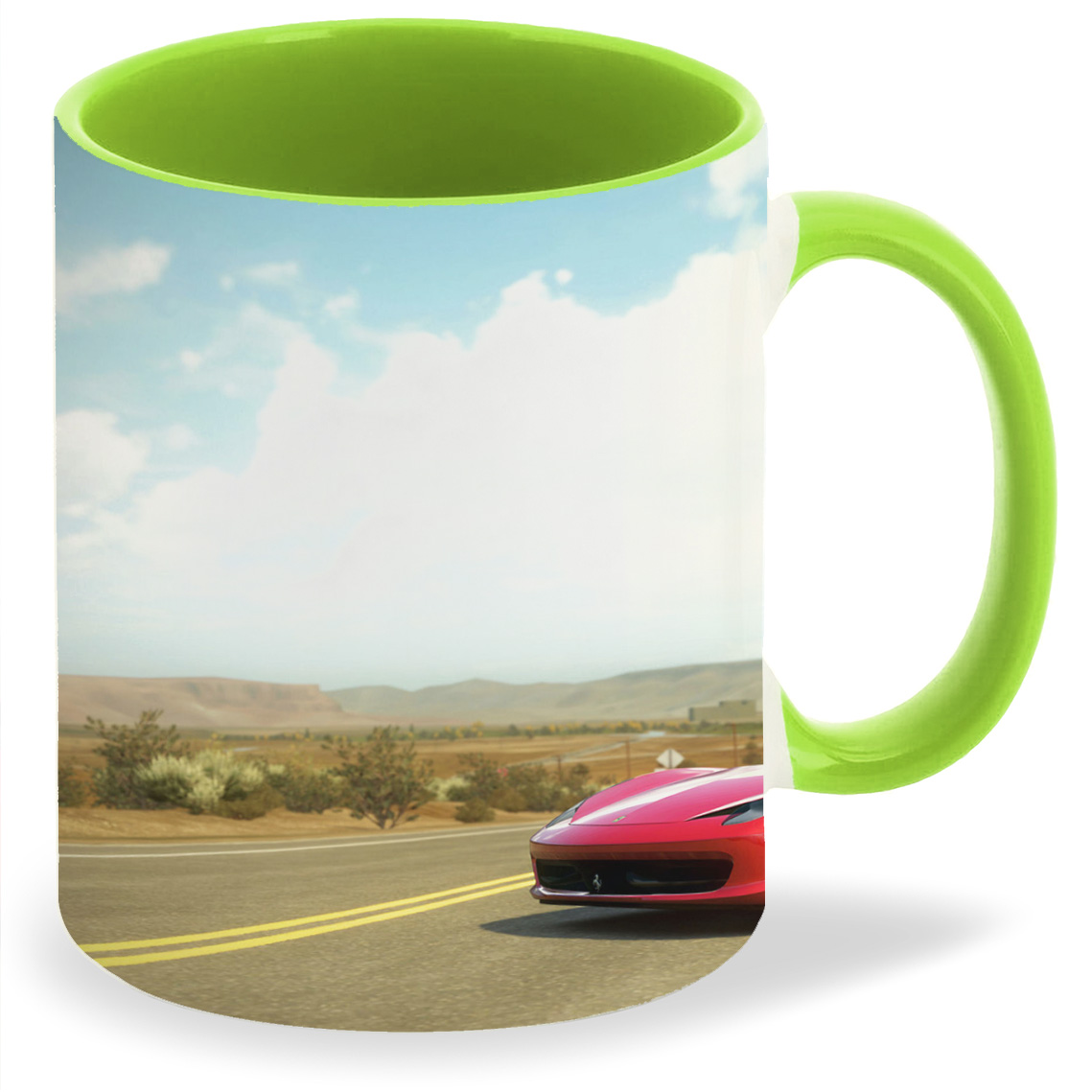 

Кружка CoolPodarok forza horizon Красное авто, forza horizon Красное авто