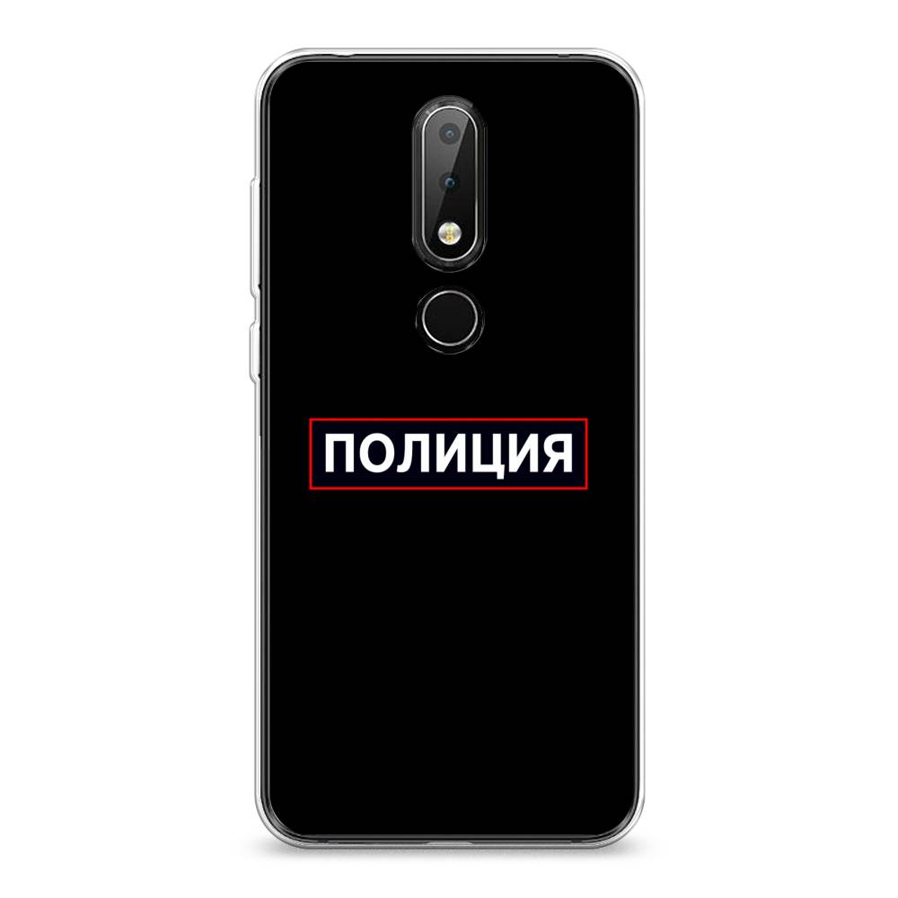 

Чехол Awog на Nokia 6.1 Plus / Нокиа 6.1 Plus "Police logo", Черный;белый;красный, 121850-5
