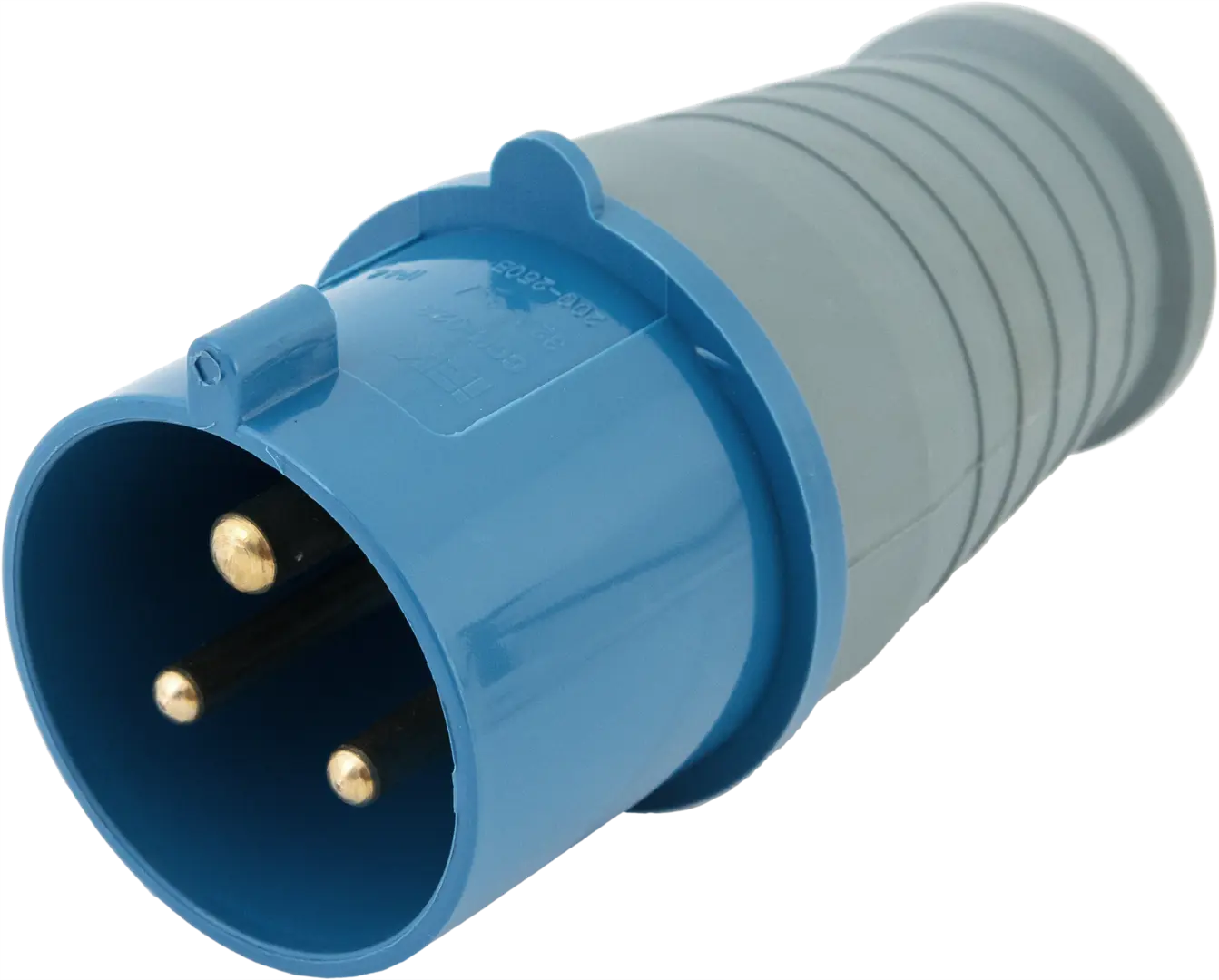 

Вилка с заземлением IEK 220 В 32 A цвет синий