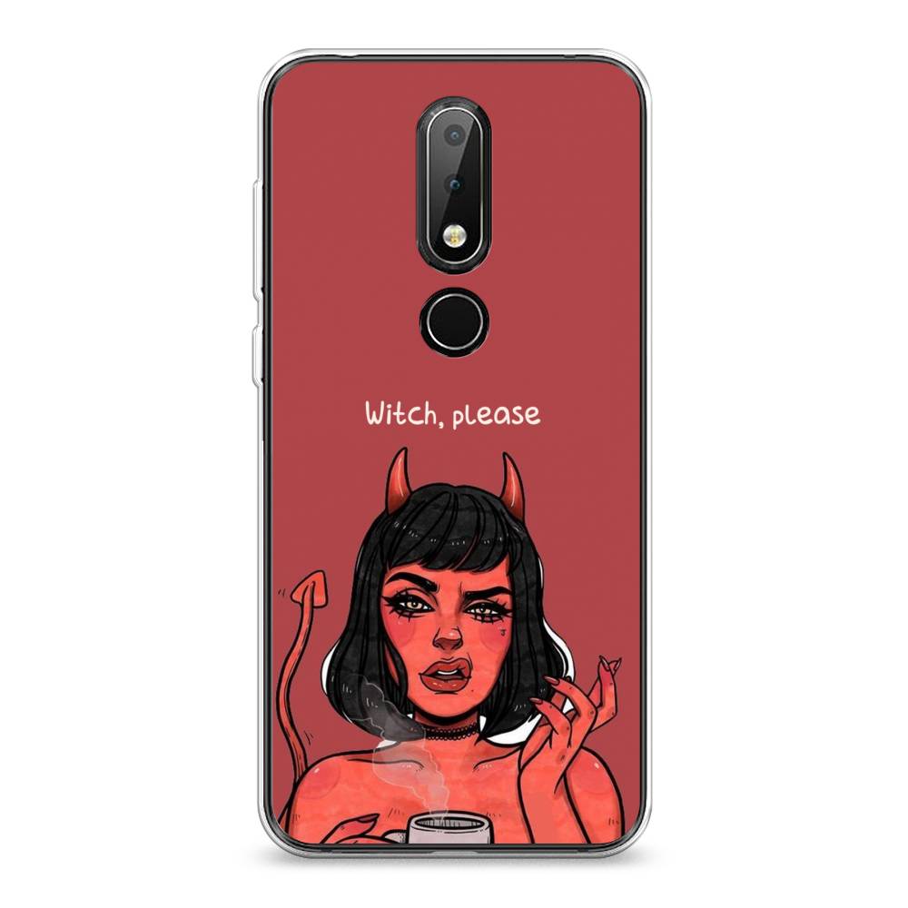 

Чехол Awog на Nokia 6.1 Plus / Нокиа 6.1 Plus "Evil Girl", Красный;черный, 121850-6