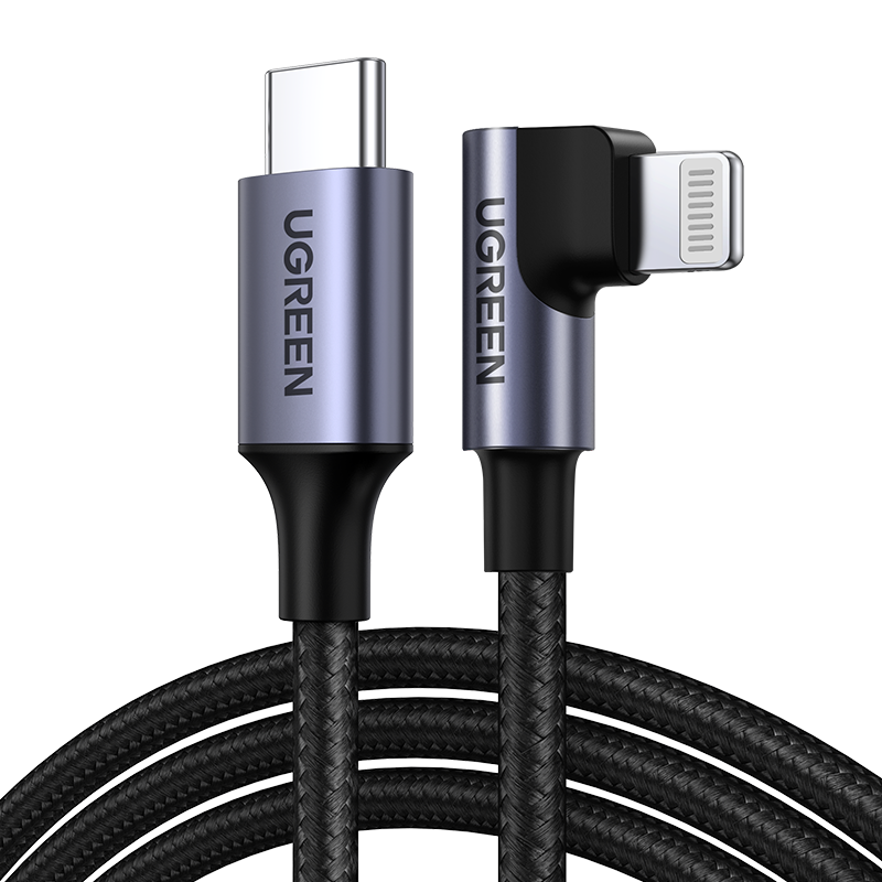 

Кабель uGreen US305 (60765) USB-C to Angled Lightning Cable Aluminum Shell Braided. 2 м, US305 (60765) USB-C to Angled Lightning Cable Aluminum Shell Braided. Длина: 2м. Цвет: черный