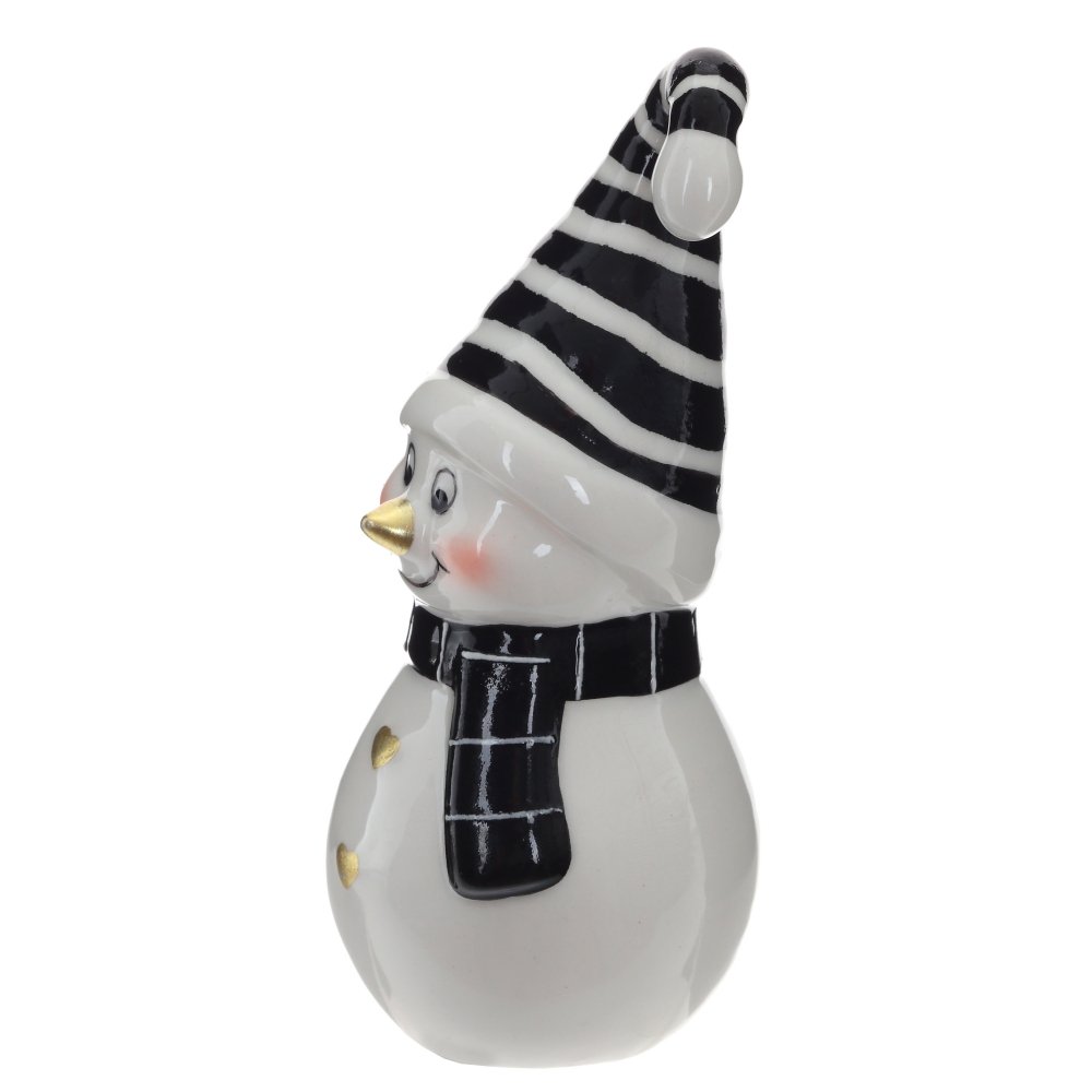 фото Фигурка декоративная "снеговик", 4х4х10 см ремекоклаб