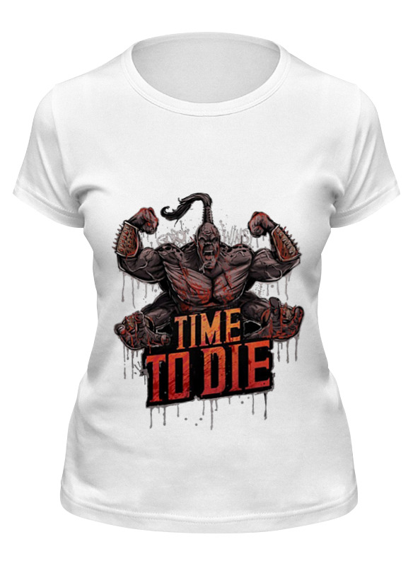 

Футболка женская Printio Mortal combat белая 2XL, Белый, Mortal combat