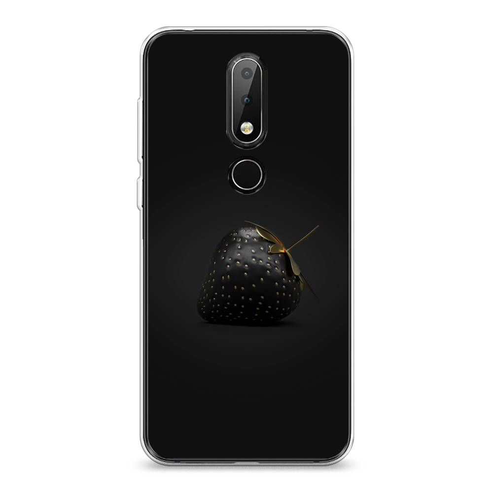 

Чехол Awog на Nokia 6.1 Plus / Нокиа 6.1 Plus "Черная клубника", Золотистый;черный;серый, 121850-10