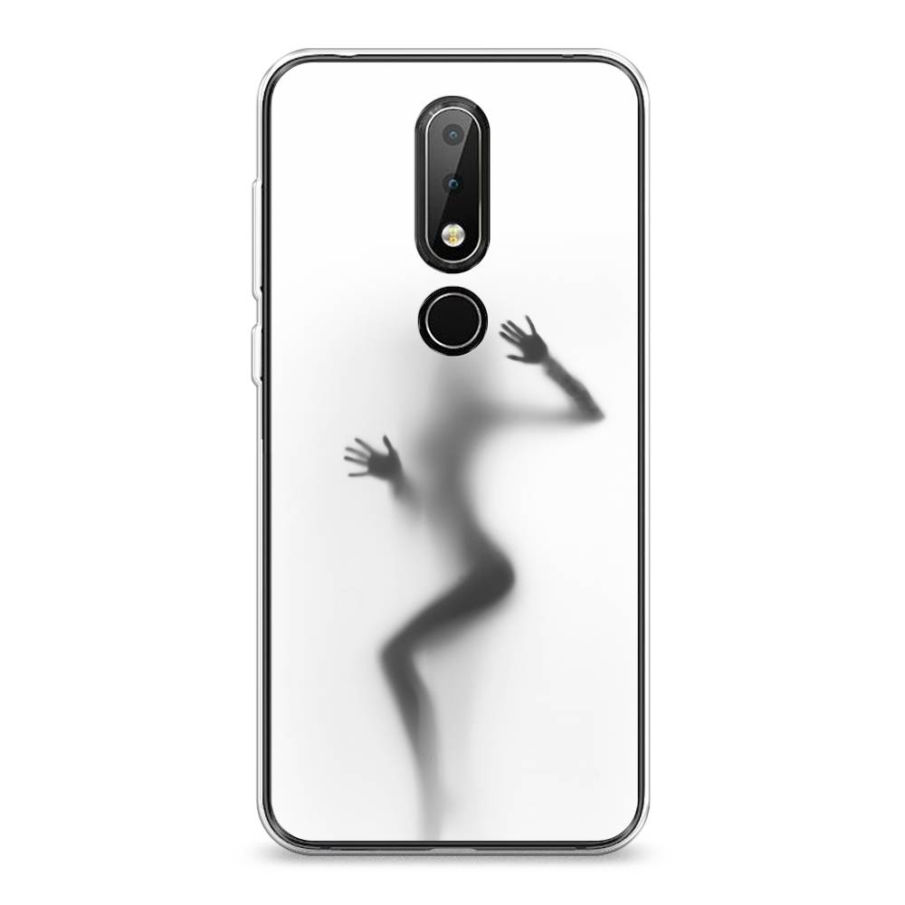 

Чехол Awog на Nokia 6.1 Plus / Нокиа 6.1 Plus "Девушка в душе", Серый;белый;черный, 121850-7