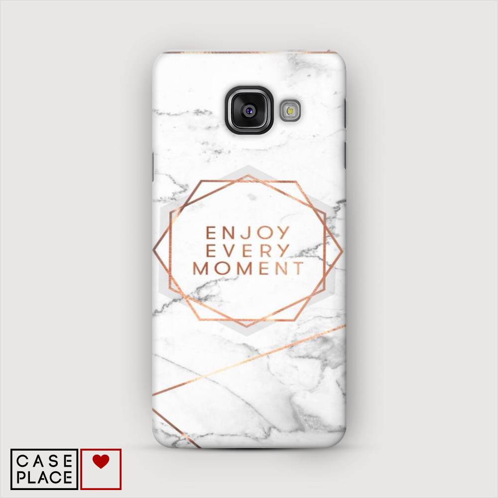 

Чехол Awog "Enjoy every moment мрамор" для Samsung Galaxy A7 2016, 20820-5