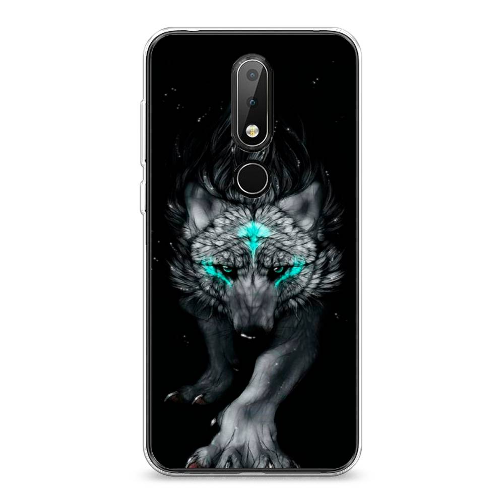

Чехол Awog на Nokia 6.1 Plus / Нокиа 6.1 Plus "Волшебный волк", Черный;серый, 121850-2