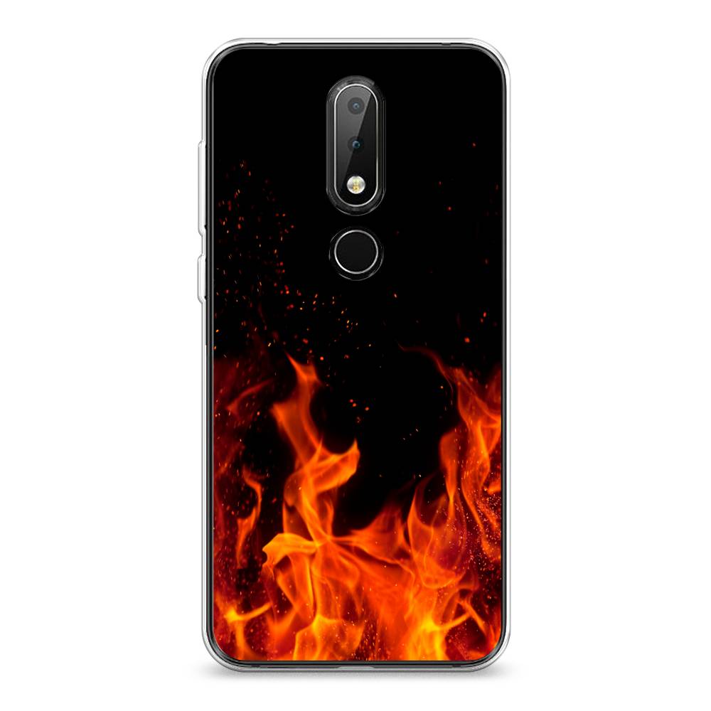 

Чехол Awog на Nokia 6.1 Plus / Нокиа 6.1 Plus "Все в огне", Оранжевый;черный, 121850-4