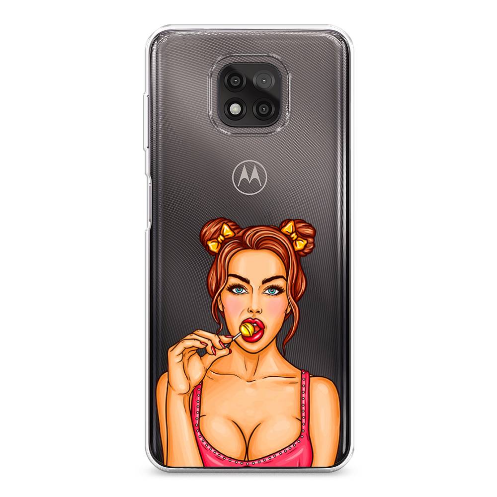 

Чехол Awog на Motorola Moto G Power 2021 "Вкусный леденец", Разноцветный