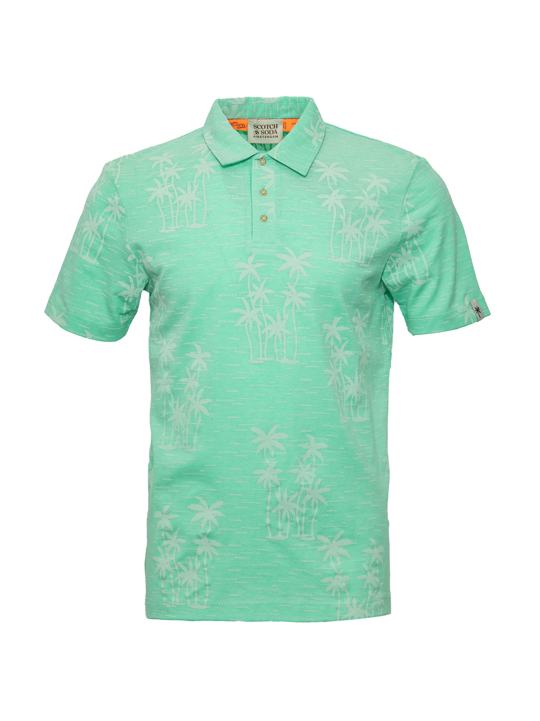 

Футболка мужская Scotch & Soda 168615 зеленая 50 RU, 168615