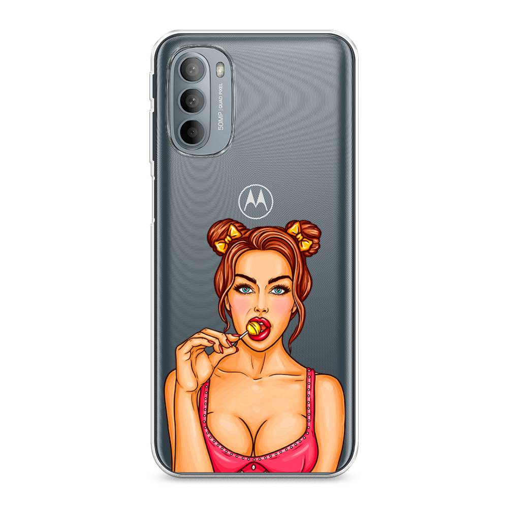 

Чехол Awog на Motorola Moto G31/G41 "Вкусный леденец", Разноцветный