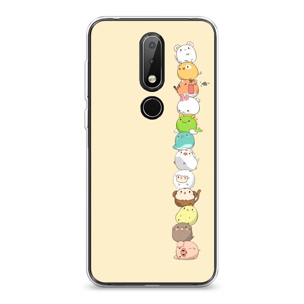 

Чехол Awog на Nokia 6.1 Plus / Нокиа 6.1 Plus "Питомцы Чиби", Желтый, 121850-2