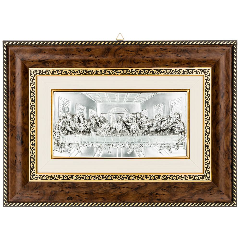 Панно настенное Arte CA.SA. Тайная вечеря 24х18 см, багет 42х35 см