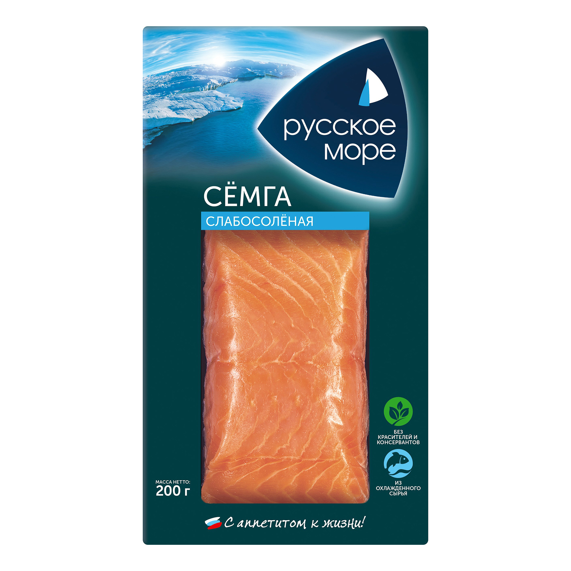 

Семга Русское Море филе-кусок слабосоленая 200 г