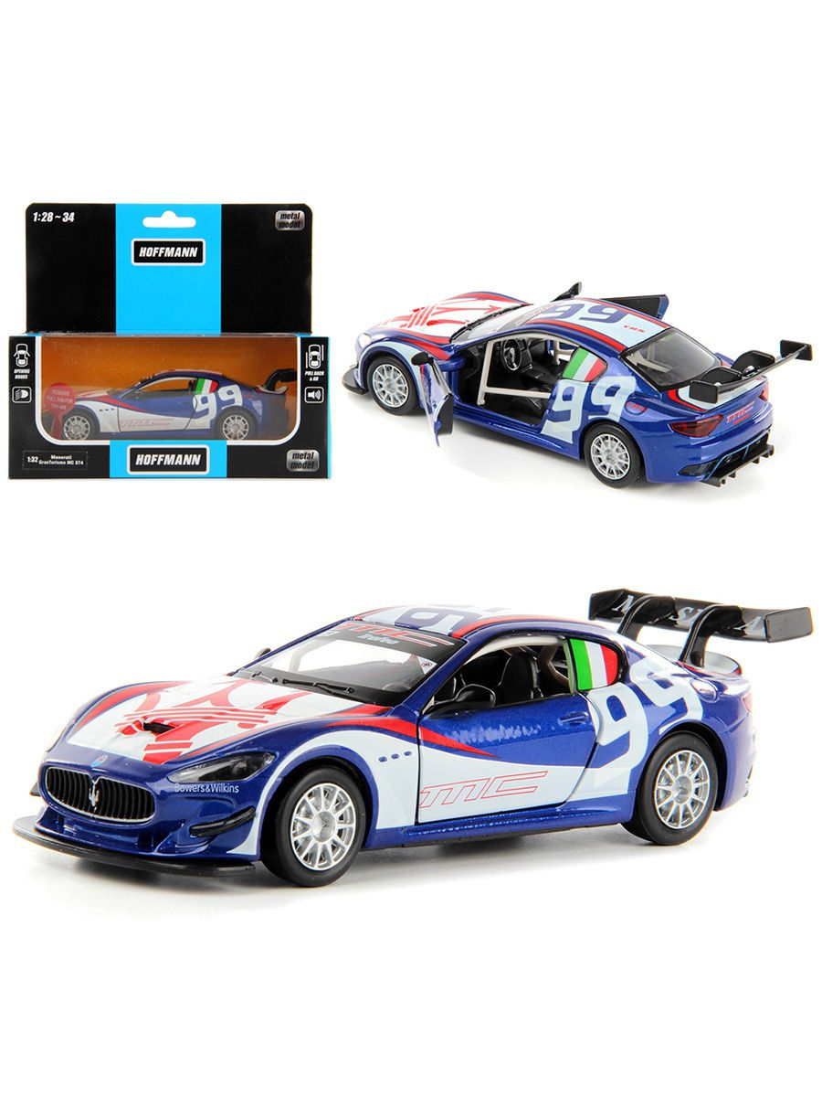 

Машина металлическая HOFFMANN инерционная Maserati Gran Turismo MC GT4 121627