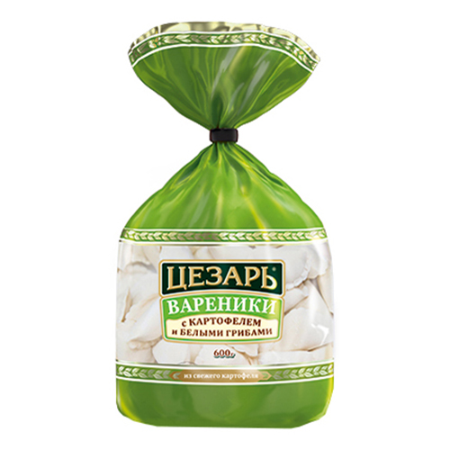 

Вареники Цезарь с картофелем и белыми грибами 600 г