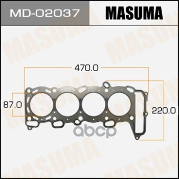 

Прокладка Гбц Nissan Primera 90-01 (Sr20de) Толщина 1,60 Мм Masuma арт. MD02037